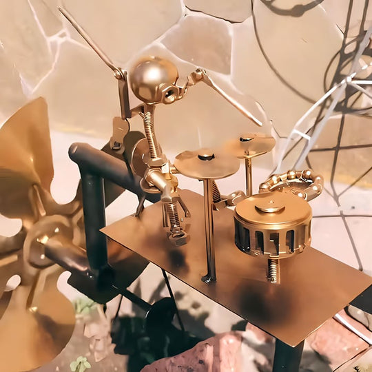 Buiten Kinetisch Tuinsculptuur Rock Band 0