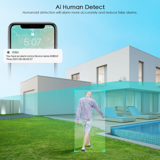 Buitenbewakingscamera 360° Met WiFi En Beweging Detectie 5