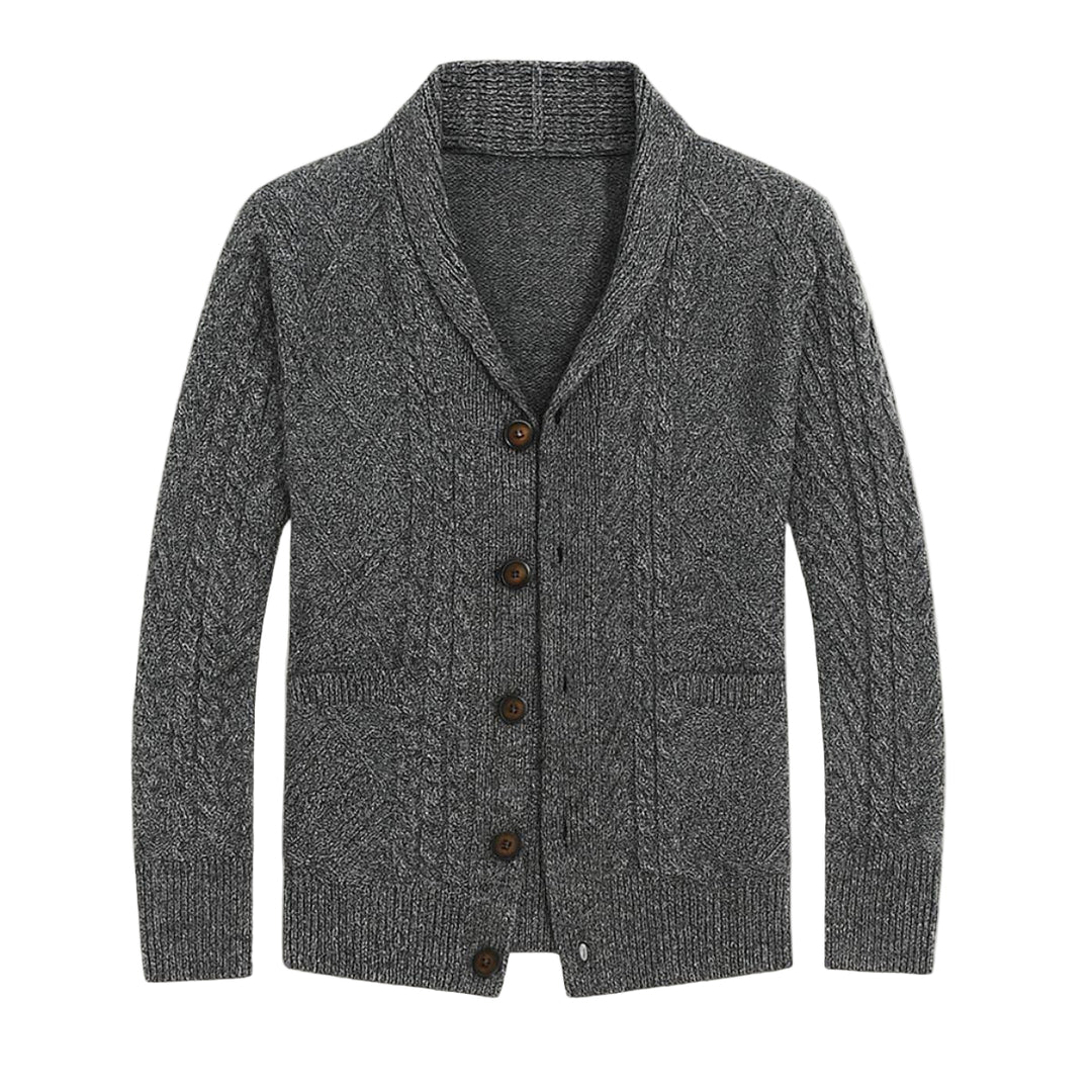 Cardigan Heren Cashmere Ontspannen Pasvorm Tijdloos Design 0