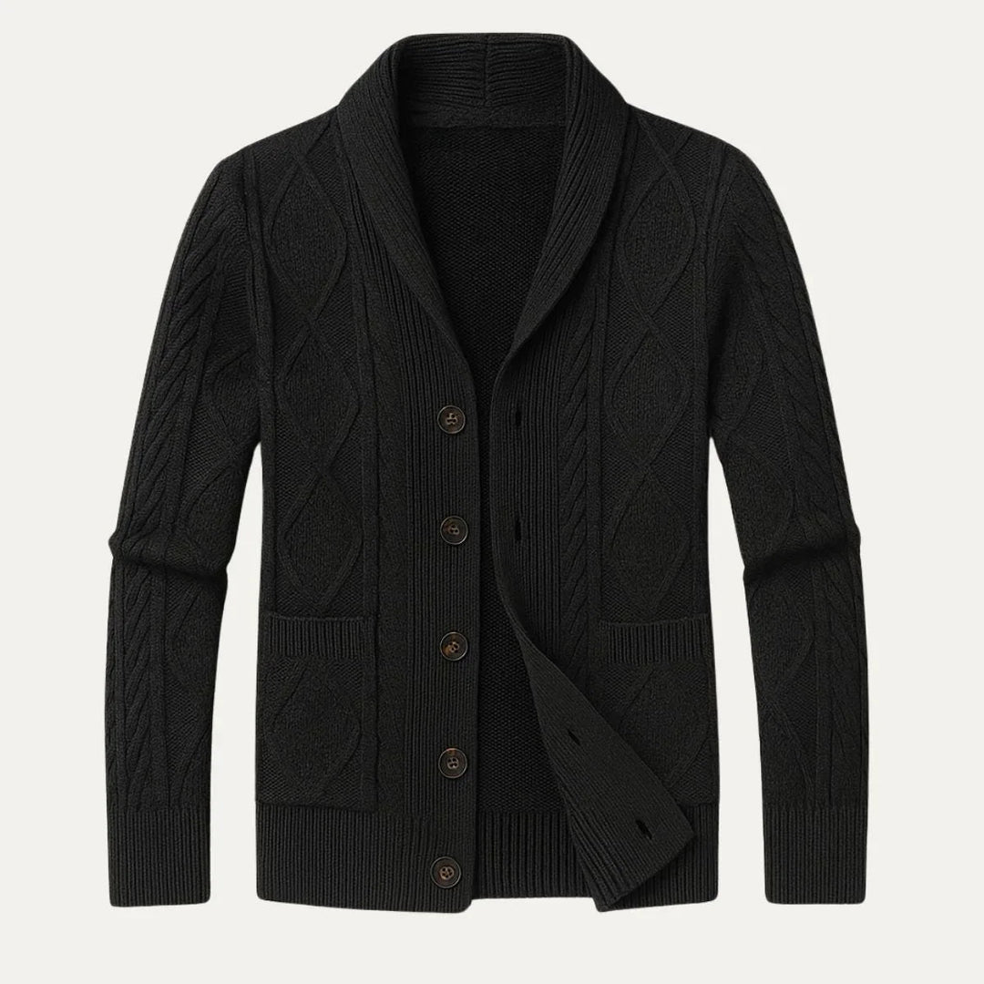 Cardigan Heren Cashmere Ontspannen Pasvorm Tijdloos Design 3