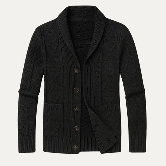 Cardigan Heren Cashmere Ontspannen Pasvorm Tijdloos Design 3