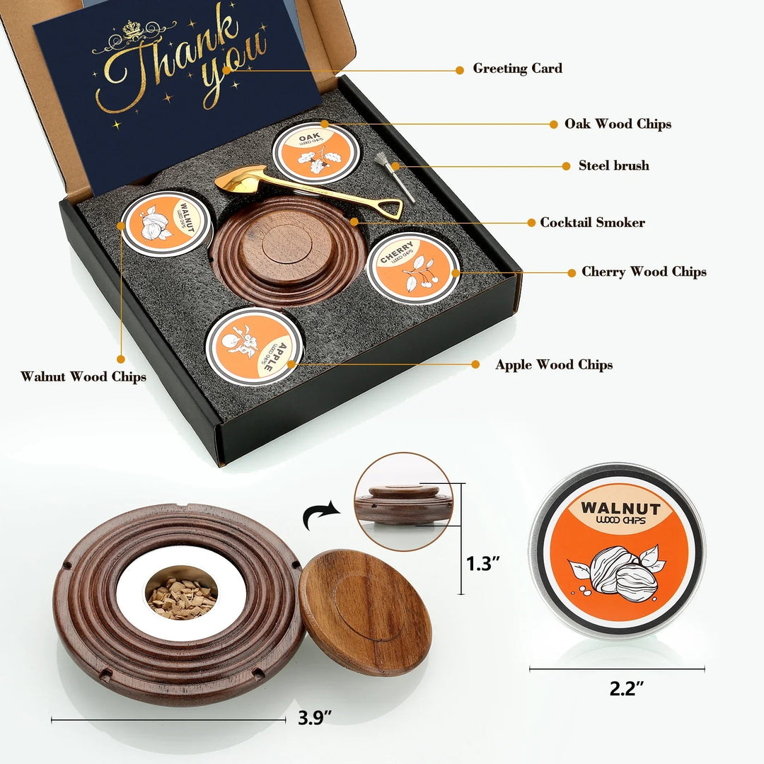 Cocktail Rookoven Kit voor Whiskey en Bourbon 3