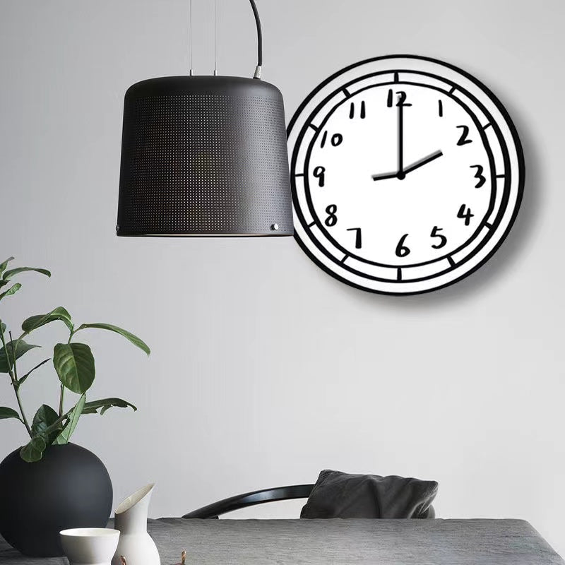 Creatieve Cartoon Wandklok voor Thuis en Kantoor 1