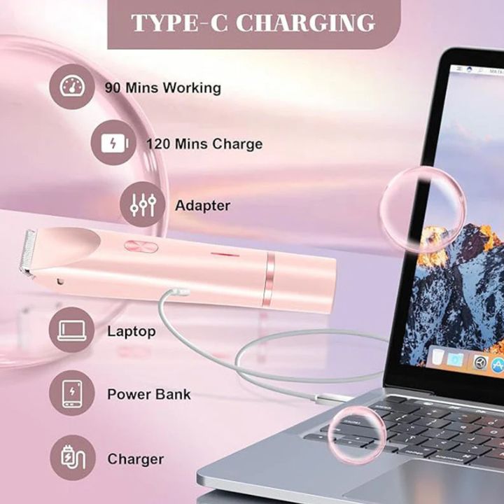 Dames 2-in-1 Gezichts- en Lichaamstrimmer 7