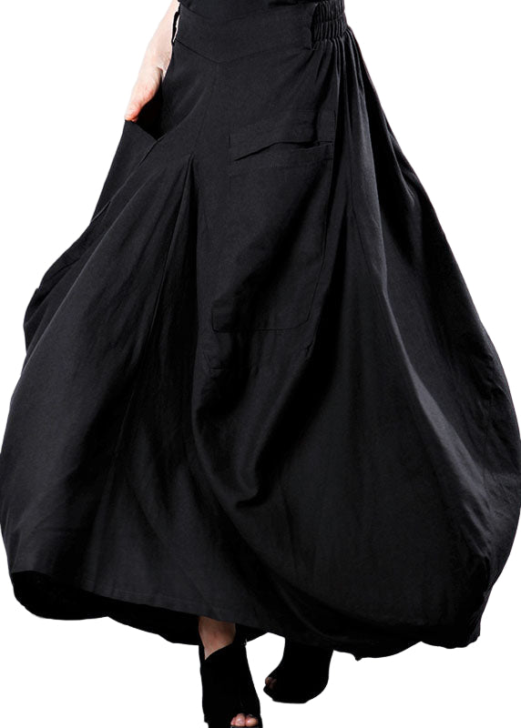 Dames Asymmetrische Winterrok met Zakken 0