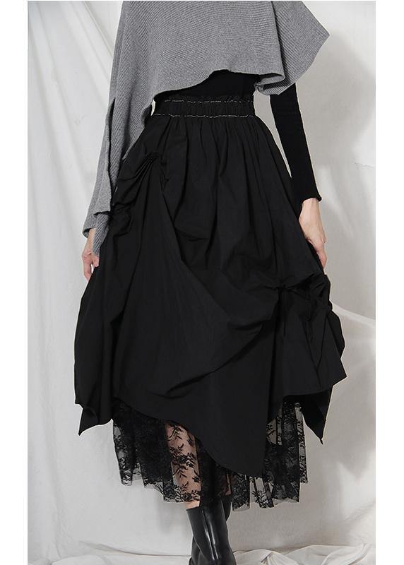 Dames Asymmetrische Zomerrok Patchwork Stijl 1