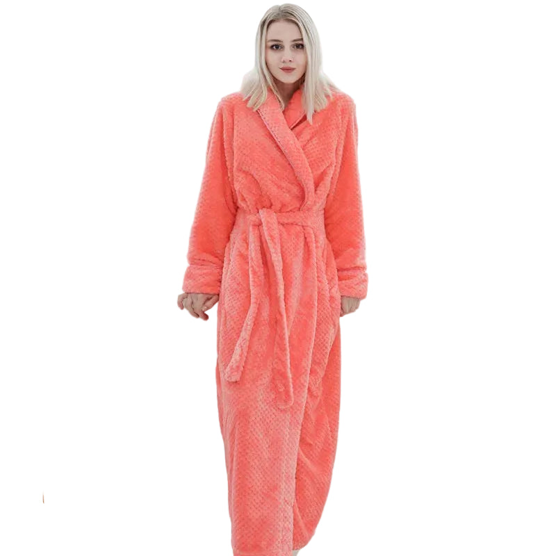 Dames Badjas Met Omslagkraag 0