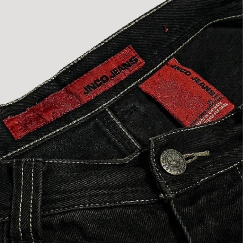 Dames Baggy Jeans Hoge Taille 2