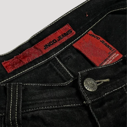 Dames Baggy Jeans Hoge Taille 2