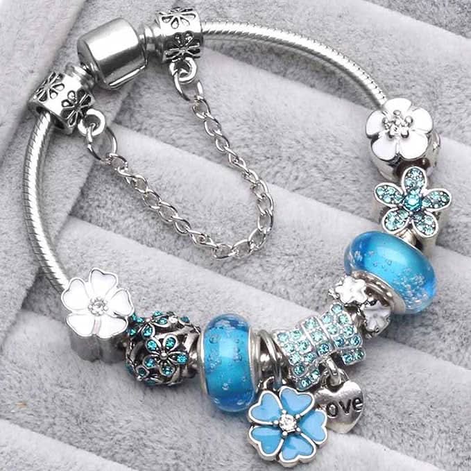 Dames Bedelarmband Bloemontwerp Stijlvol Accessoire 2