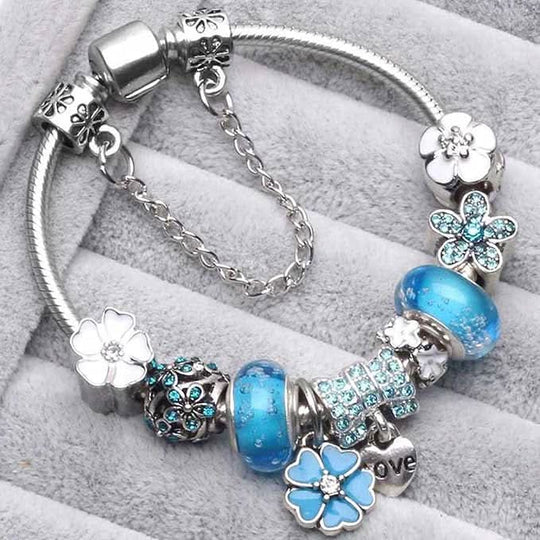 Dames Bedelarmband Bloemontwerp Stijlvol Accessoire 2