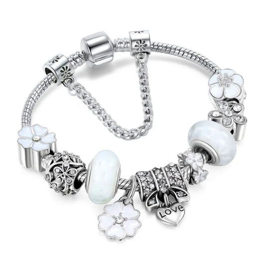 Dames Bedelarmband Bloemontwerp Stijlvol Accessoire 4