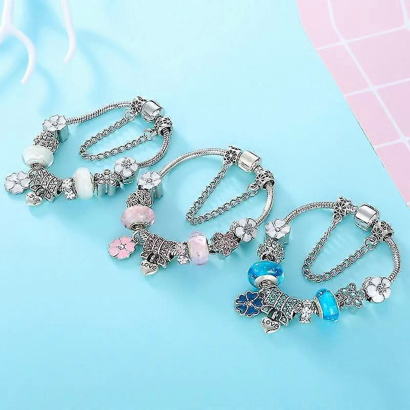 Dames Bedelarmband Bloemontwerp Stijlvol Accessoire 7