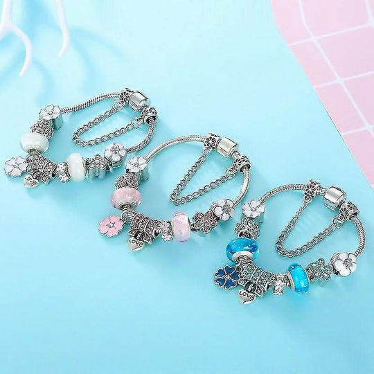 Dames Bedelarmband Bloemontwerp Stijlvol Accessoire 7