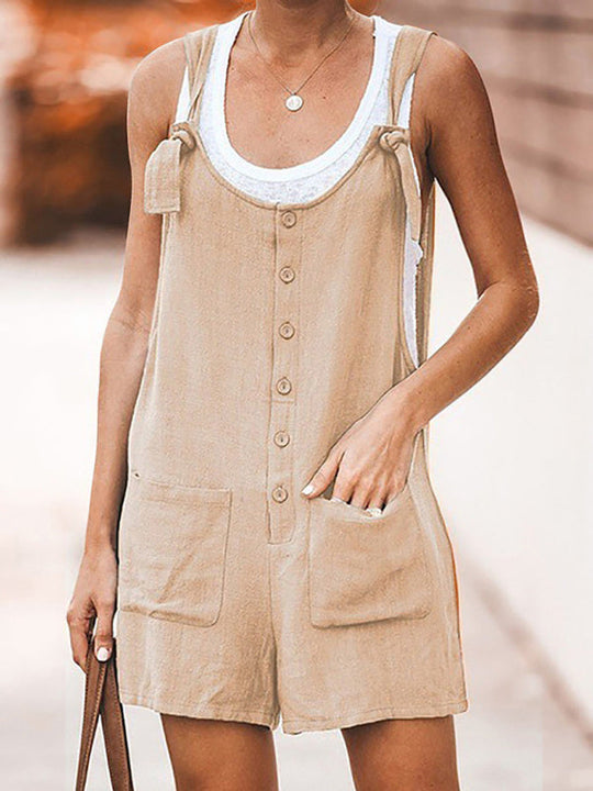 Dames Bib Shorts Daisy Katoen Linnen Bohemia 3