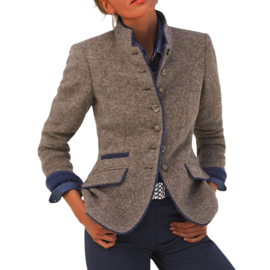 Dames Blazer met Strakke Pasvorm 0