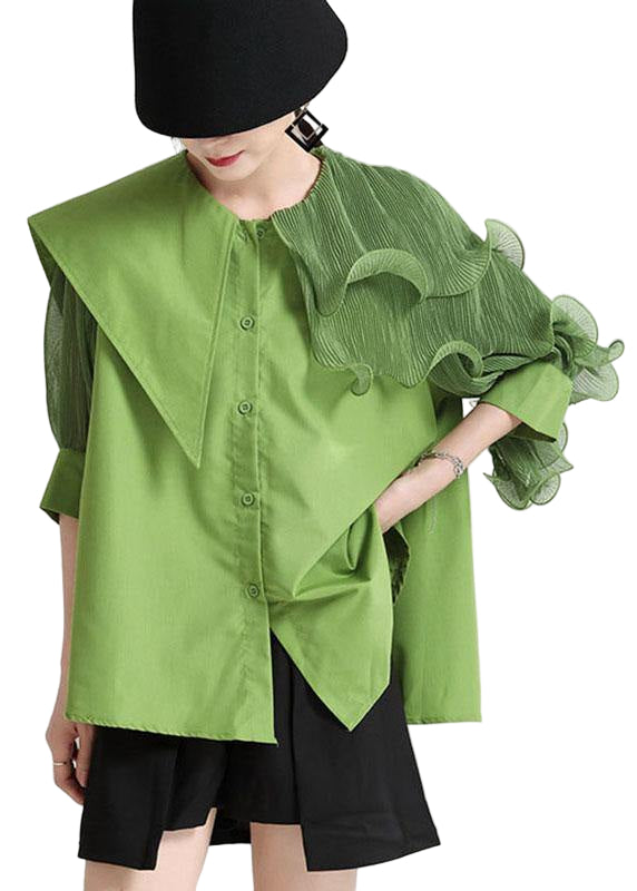 Dames Blouse Asymmetrisch Ontwerp 0