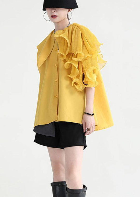 Dames Blouse Asymmetrisch Ontwerp 3