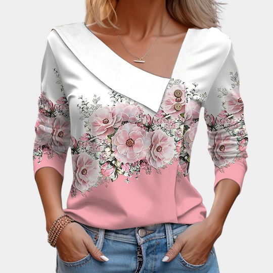 Dames Blouse Bloemmotief Stijlvol 0