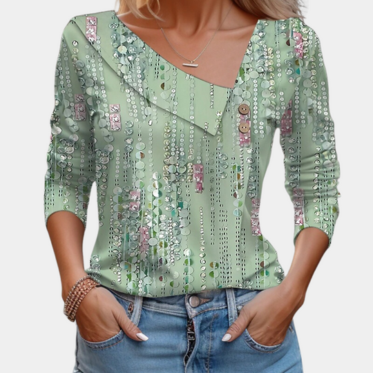 Dames Blouse Bloemmotief Stijlvol 4