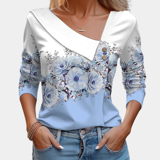 Dames Blouse Bloemmotief Stijlvol 5