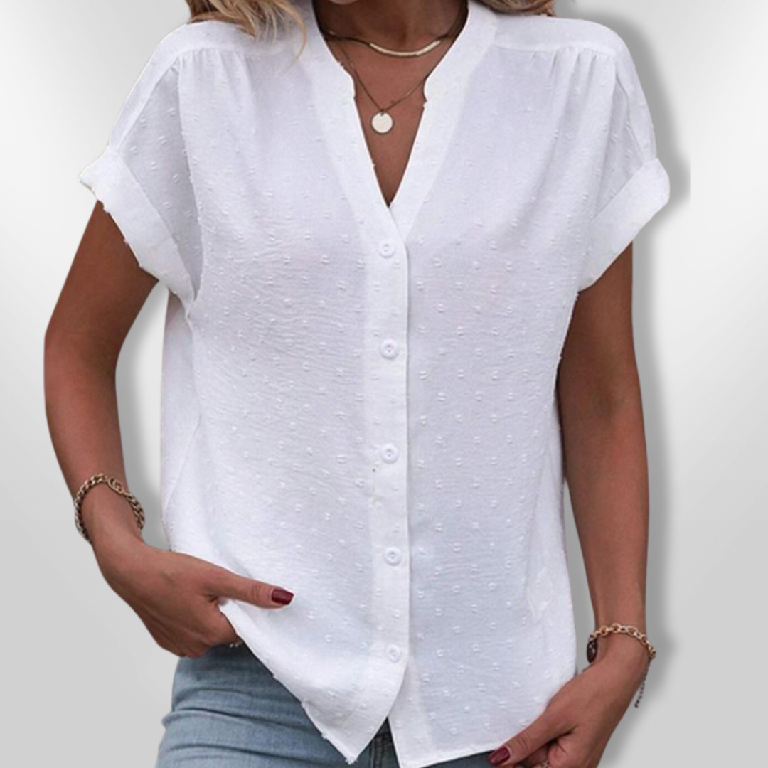 Dames Blouse Klassiek Met Knopen 0