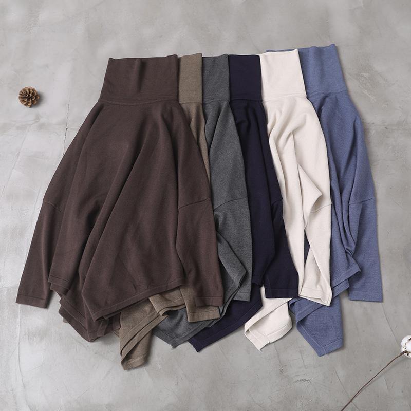 Dames Blouse met Asymmetrische Zoom en Hoge Hals 4