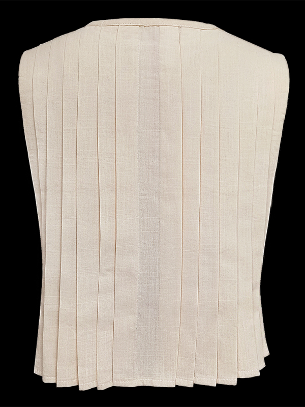 Dames Blouse met Bandjes van Katoen en Linnen 2