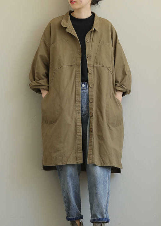 Dames Casual Jas met Peter Pan-kraag en Zakken 2