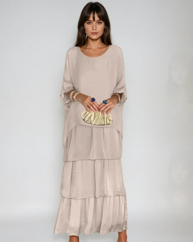 Dames Casual Jurk Elegante Stijl Hoogwaardige Stof voor Feestelijke Gelegenheden 4