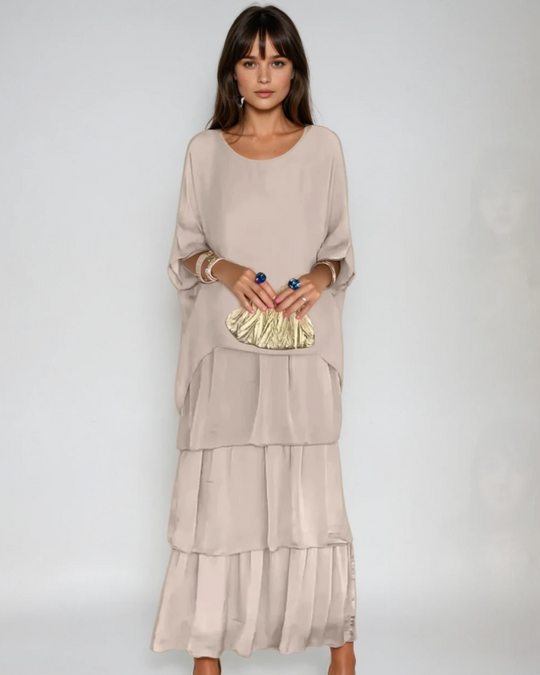 Dames Casual Jurk Elegante Stijl Hoogwaardige Stof voor Feestelijke Gelegenheden 4