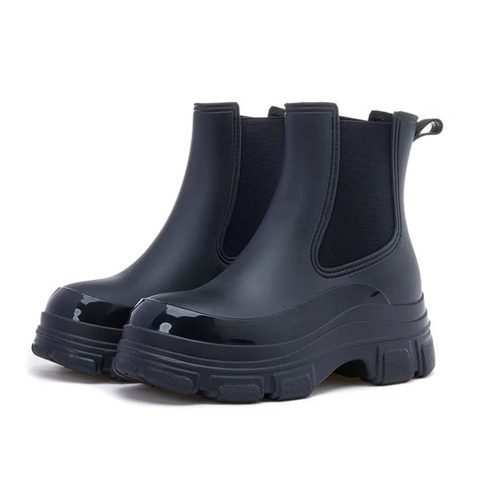 Dames Chelsea Boots Waterdicht met Antislip Chunky Zool 4