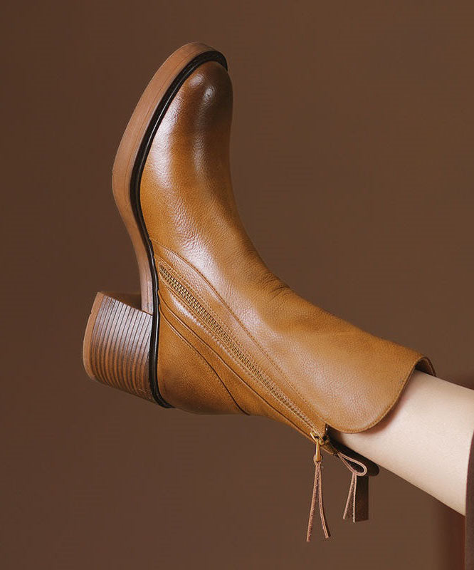 Dames Chelsea Laarzen met Ritssluiting en Dikke Hak 0