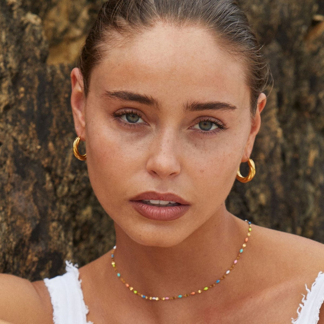 Dames Choker Ketting Regenboogstijl 1