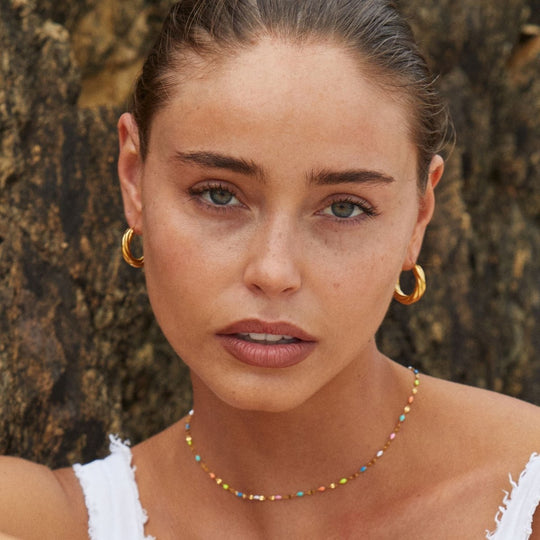 Dames Choker Ketting Regenboogstijl 1