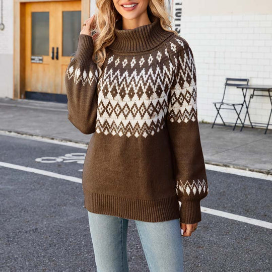 Dames Coltrui Geometrisch Patroon Casual 10