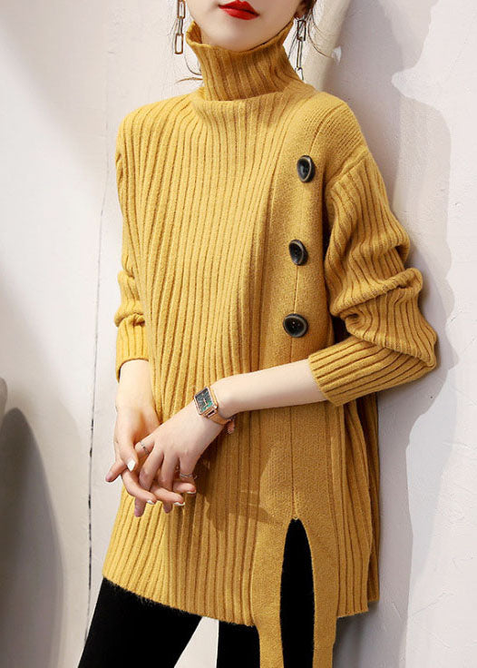 Dames Coltrui Kaki Gebreid voor Herfst en Winter 1