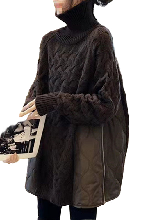 Dames Coltrui Patchwork Losvallend voor Herfststijl 0