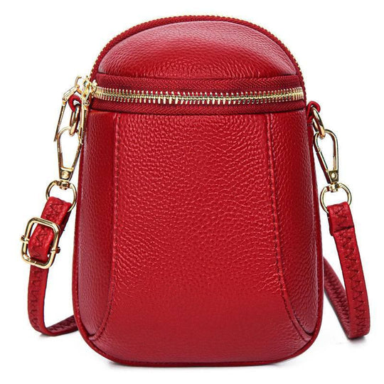 Dames Crossbody Tas Vegan Leder Compact 5