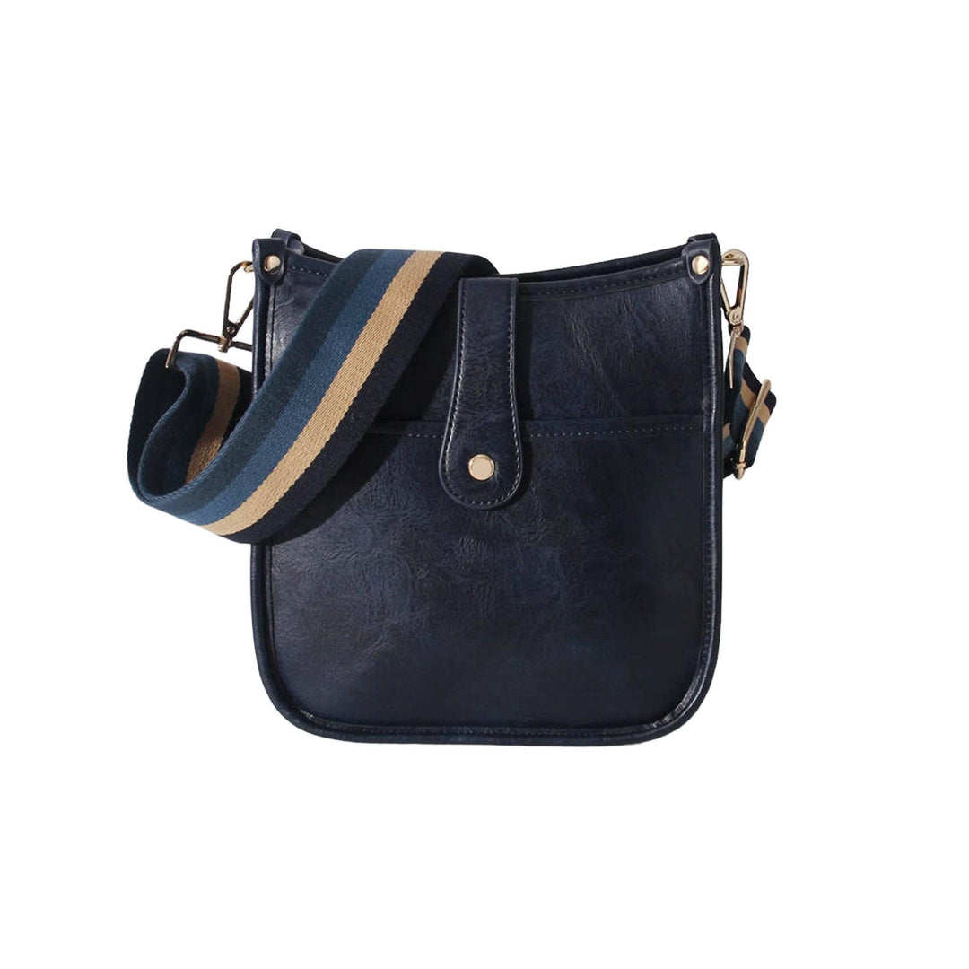 Dames Crossbody Tas Vegan Leer met Gitaarriem 4