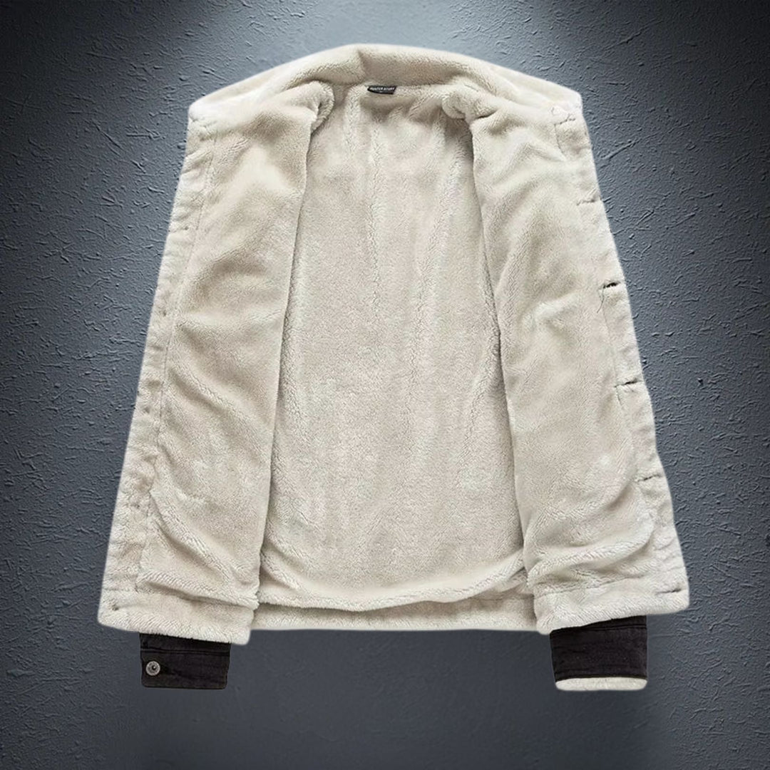 Dames Denim Jacket Fleece Voering Casual 4
