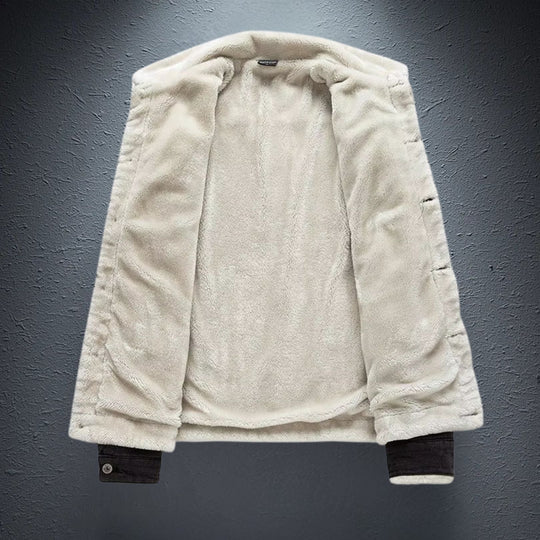 Dames Denim Jacket Fleece Voering Casual 4