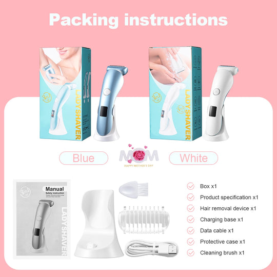 Dames Elektrisch Scheerapparaat 5-in-1 voor Gezicht en Lichaam 1