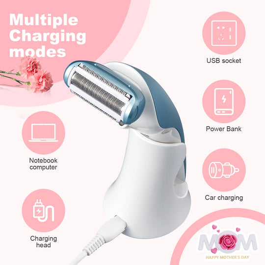 Dames Elektrisch Scheerapparaat 5-in-1 voor Gezicht en Lichaam 2