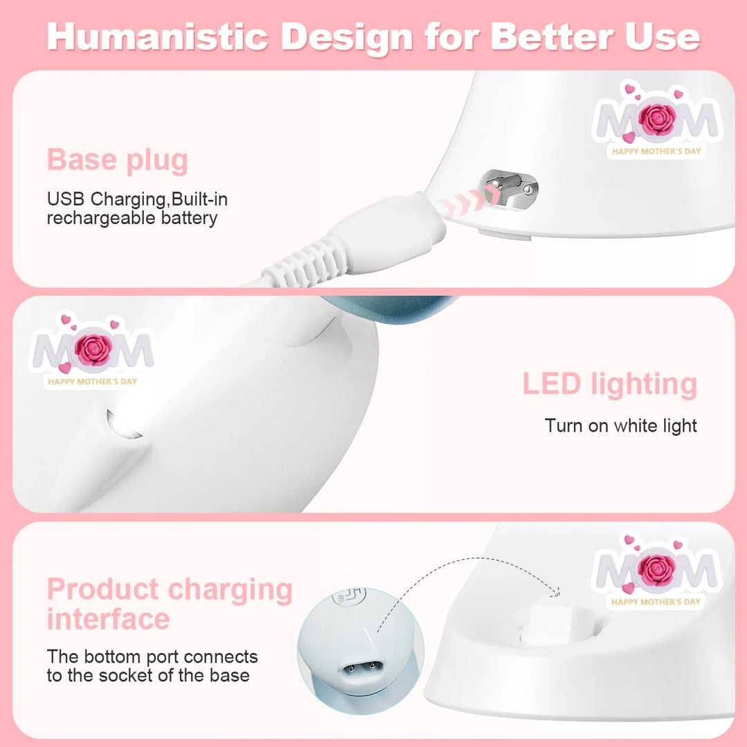 Dames Elektrisch Scheerapparaat 5-in-1 voor Gezicht en Lichaam 4