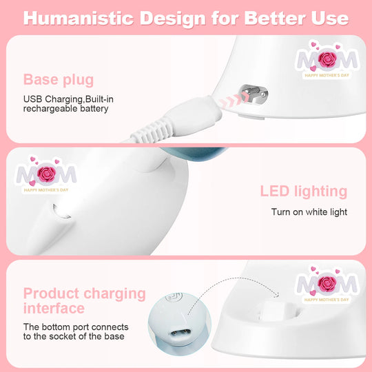 Dames Elektrisch Scheerapparaat 5-in-1 voor Gezicht en Lichaam 4