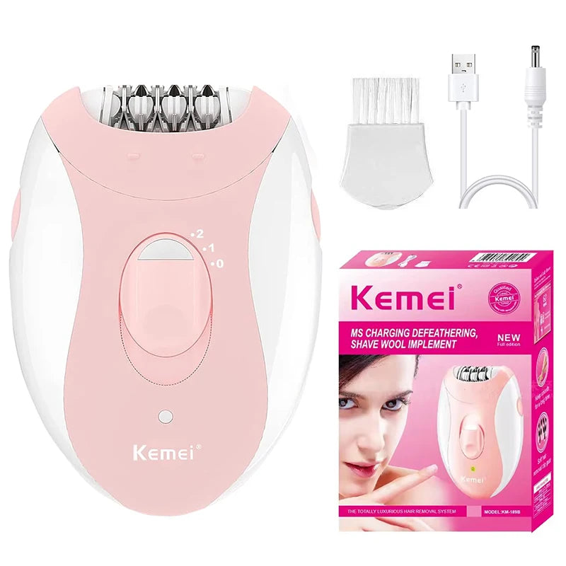 Dames Epilator Oplaadbaar voor Gezicht en Lichaam 0