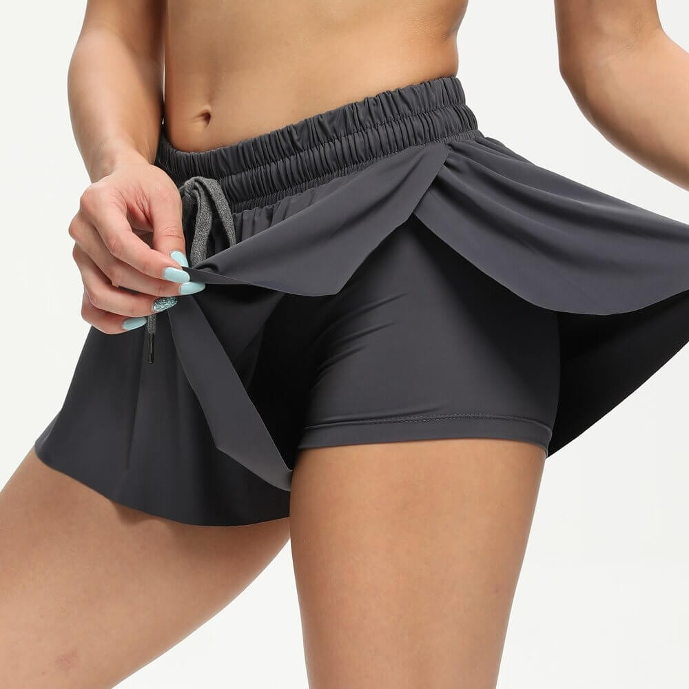 Dames Fitness Shorts 2-in-1 Flow 7