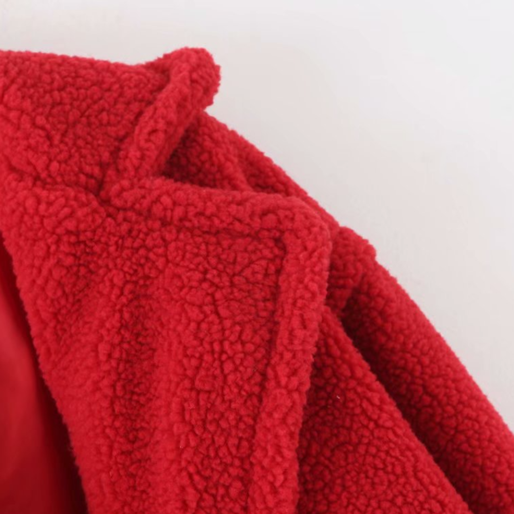 Dames Fluffy Frak Losse Pasvorm Comfortabel en Trendy 5