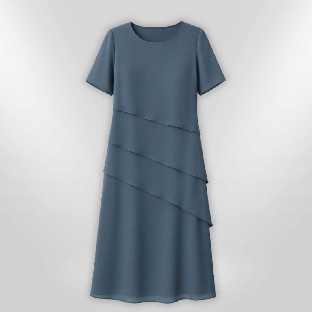 Dames Galajurk Gelaagd Chiffon Voor Formele Gelegenheden 3